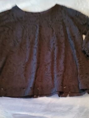 Liz Claiborne Black Lace Blouse